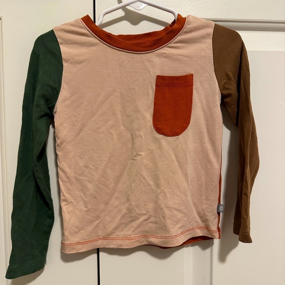 Kyte Baby Toddler Retired Colour block Long Sleeve T-shirt Size 18-24 months